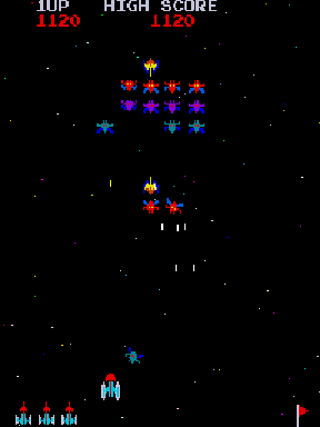 Galaxian (Namco set 2) Screenthot 2
